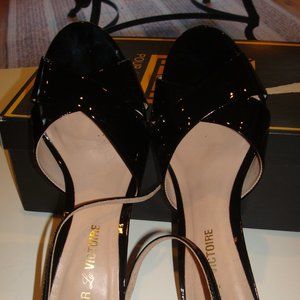 Pour La Victoire Black Patent Leather Scandals